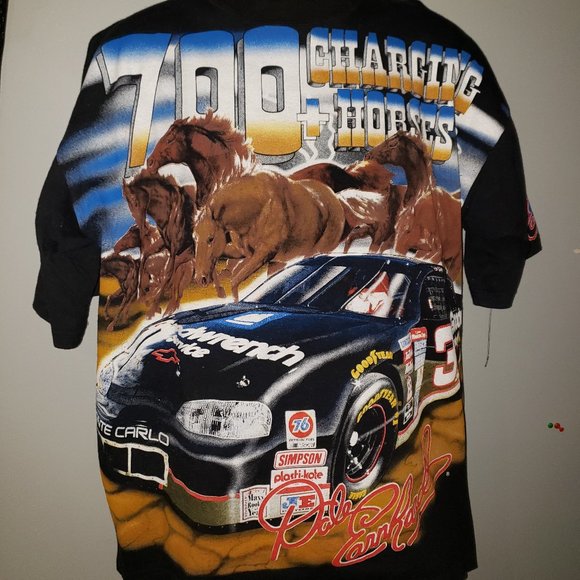 Vintage Dale Earnhardt Sr. "700 Charging Horses" Tee - Picture 1 of 8